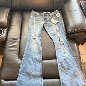 Women's Blue Boot Cut Jeans